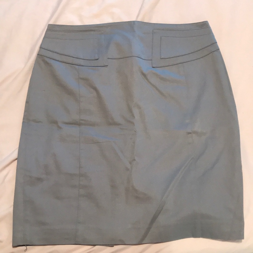 Express Gray High-waisted Pencil Skirt